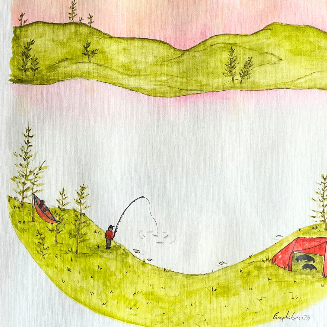 Gepersonaliseerd huwelijksgeschenk - De verloving in de tent