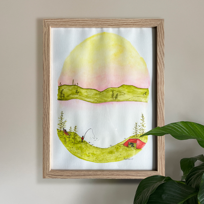 Gepersonaliseerd huwelijksgeschenk - De verloving in de tent