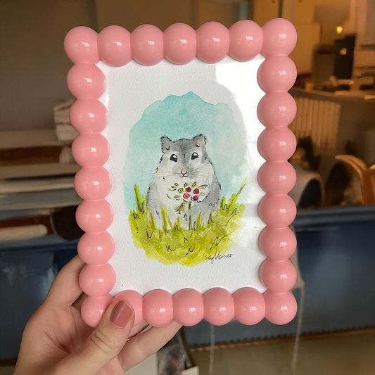 Billy – Minneportrett av kjæledyr - Akvarellmaling