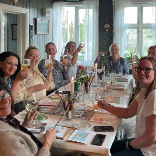 Paint and sip | Lag dine egne julekort! ✨