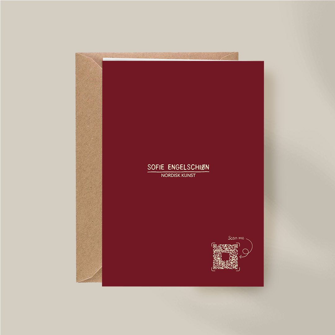 Kisses - Valentinsdags kort - Rødrev - Gaveide