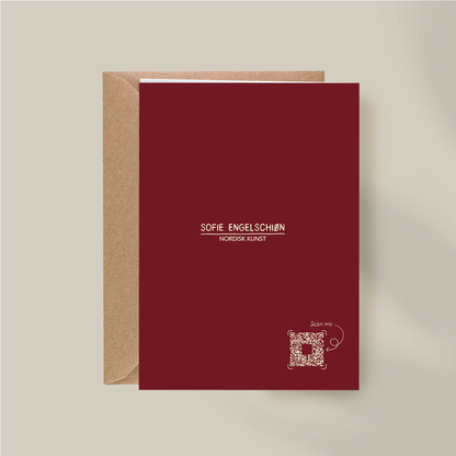 Kisses - Valentinsdags kort - Rødrev - Gaveide