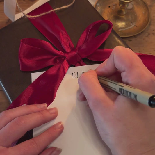 Merry Christmoose – handgemaakte kerstkaart met origineel kunstwerk